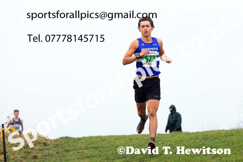 Mens under-20s 2023 North Eastern Cross Country Champs., Temple Park, South Shields. Photo: David T. Hewitson/Sports for All Pics